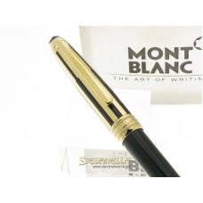 MONTBLANC Meisterstuck Gold Black sfera finitura oro giallo referenza 35988 new